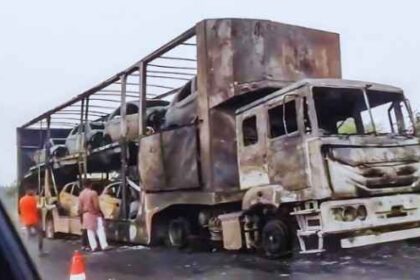 Mumbai Container Fire Devastates 8 Electric Cars, Sparks Safety Concerns